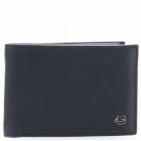Синее кожаное мужское портмоне Piquadro Black Square (PU1392B3R_BLU)