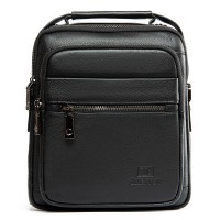 Мужская кожаная сумка через плечо BRETTON 5015-6L black