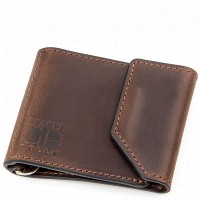 Мужской кожаный зажим для купюр GRANDE PELLE 11148