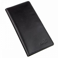 Чёрный кожаный кошелёк SHVIGEL 13991