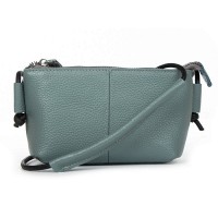 Молодежный клатч из кожи ALEX RAI 6003 blue