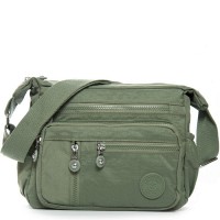 Женская тканевая сумка Jielshi 5262 d.green