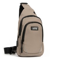 Мужская тканевая сумка-слинг Lanpad 8805 khaki мал
