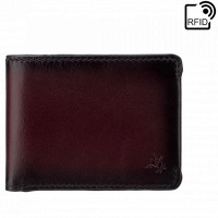 Мужской кожаный кошелек Visconti MT92 Zanotti (Burgundy Burnish)