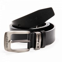 Мужской кожаный ремень DS-3733 black