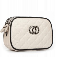 Молодежный клатч из кожи ALEX RAI 17001 white