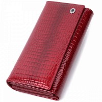 Женский лаковый кожаный кошелек ST Leather 22682