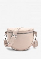 Кожаная поясная сумка/ кроссбоди The Wings tw-vacation-light-beige-flo