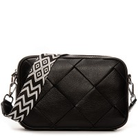 Женская кожаная сумка ALEX RAI 6616 black