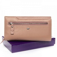 Женский кошелек из кожи Classic DR. BOND WMB-2M pink