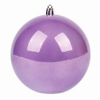 Шар новогодний Yes! Fun d-12 см, фиолетовый перламутр 974058