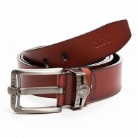 Мужской кожаный ремень DS-04322-1 light-brown