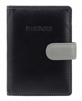 Кожаная обложка для паспорта Visconti rb75 blk m