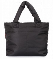 Дутая женская сумочка Poolparty fluffy-black-new
