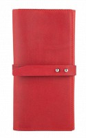 Портмоне из натуральной кожи Hi Art WP-08br Shabby Red Berry