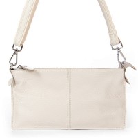 Молодежный клатч из кожи ALEX RAI 8801-2 white
