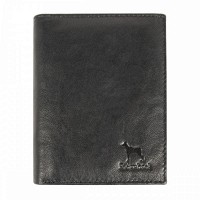 Английский кожаный мужской кошелек Ridgeback JBNC 31 Black (Черный)