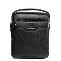 Мужская кожаная сумка через плечо BRETTON 4016-5 black