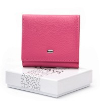 Женский кожаный кошелек Bright DR. BOND WS-219 plum-red