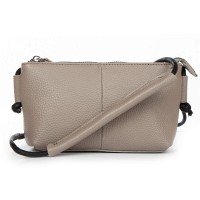 Молодежный клатч из кожи ALEX RAI 6003 L-grey
