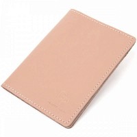 Кожаная обложка для паспорта GRANDE PELLE 11355 Бежевый