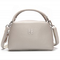 Женский молодежный кожаный клатч ALEX RAI F-5504 pale grey