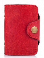 Картхолдер из кожи HiArt CH-03 Shabby Red Berry