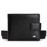 Мужской кожаный кошелек DR. BOND M4CK black