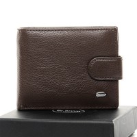 Мужской кожаный кошелек Classik dr.Bond M14 coffee