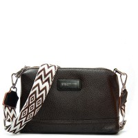 Женский молодежный кожаный клатч ALEX RAI 29012 brown