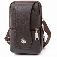 Кожаная сумка на пояс Vintage 20451