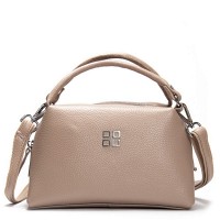 Женский молодежный кожаный клатч ALEX RAI F-5504 beige