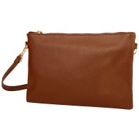 Женская сумка-клатч из кожзама AMELIE GALANTI A991705-brown