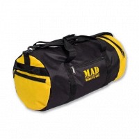 Спортивная сумка желтая с черным MAD 40L