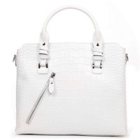Женская кожаная сумка ALEX RAI 8640 white