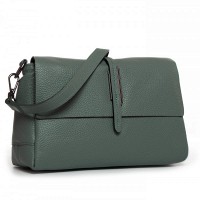 Женская кожаная сумка ALEX RAI 99104 green