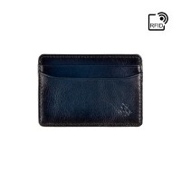  Кожаный картхолдер  Visconti AT54 Evan (Burnish Blue)