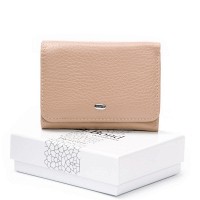 Женский кожаный кошелек Bright DR. BOND WS-403 pink