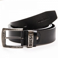 Мужской кожаный ремень DS-30075 black