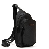 Мужская тканевая сумка-слинг Lanpad 63744 black