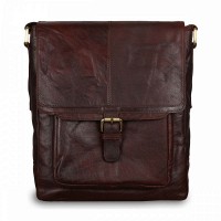 Мужская кожаная сумка Ashwood  G32 Brandy (Бренди)