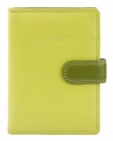 Кожаная обложка для паспорта Visconti rb75 lime m