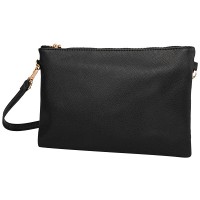 Женская сумка-клатч из кожзама AMELIE GALANTI A991705-black