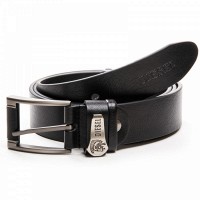 Мужской кожаный ремень DS-35-1110 black