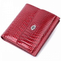 Женский лаковый кожаный кошелек ST Leather 22705 