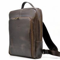 Кожаный коричневый рюкзак TARWA tc-1239-4lx