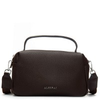 Женская кожаная сумка ALEX RAI 99128 brown