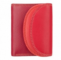 Кожаный женский кошелёк Visconti RB126 Zanzibar (Red Multi)