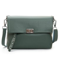 Женская кожаная сумка ALEX RAI 8793-9 blue-green