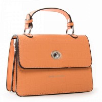 Женский клатч из кожезаменителя FASHION 01-06 17057 orange